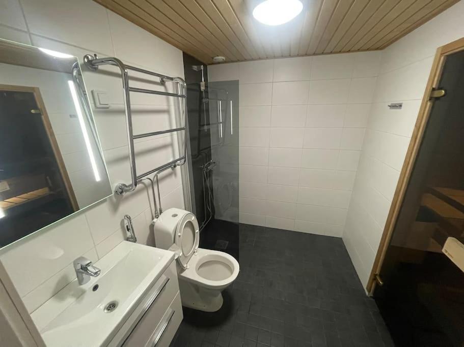 Tilava Kaksio, Saunalla Ja Saehkoeauton Latauksella. Tampere Ngoại thất bức ảnh