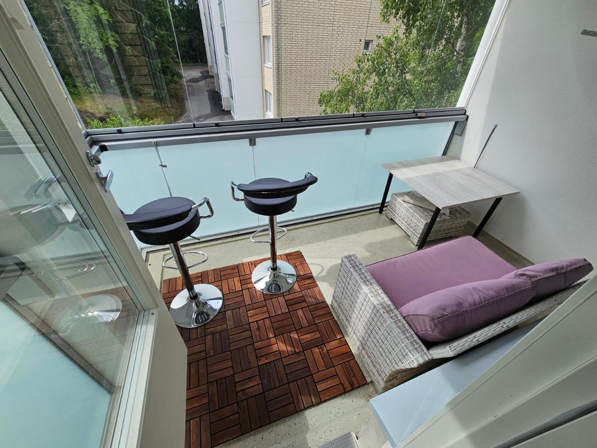 Tilava Kaksio, Saunalla Ja Saehkoeauton Latauksella. Tampere Ngoại thất bức ảnh