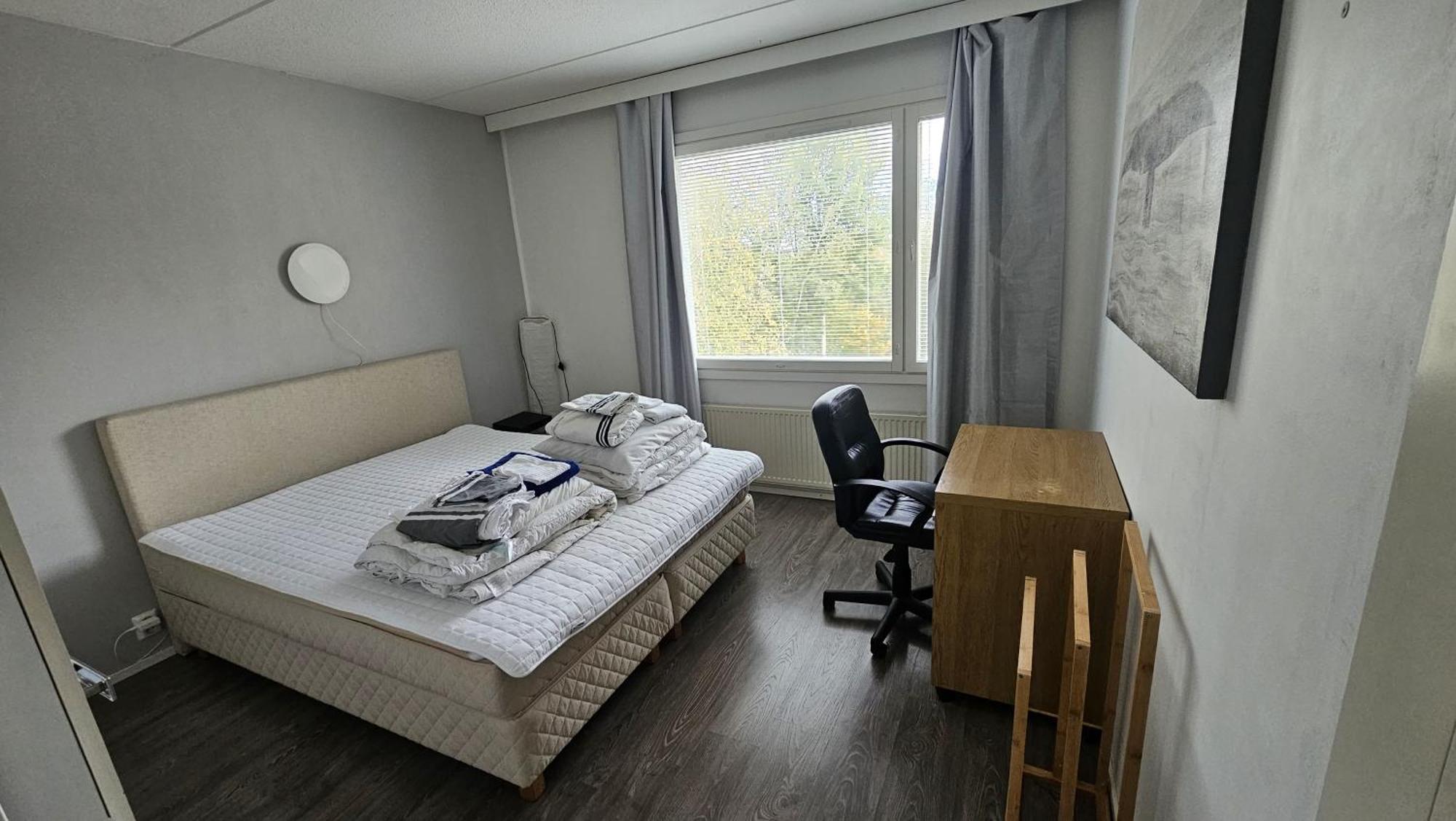 Tilava Kaksio, Saunalla Ja Saehkoeauton Latauksella. Tampere Ngoại thất bức ảnh